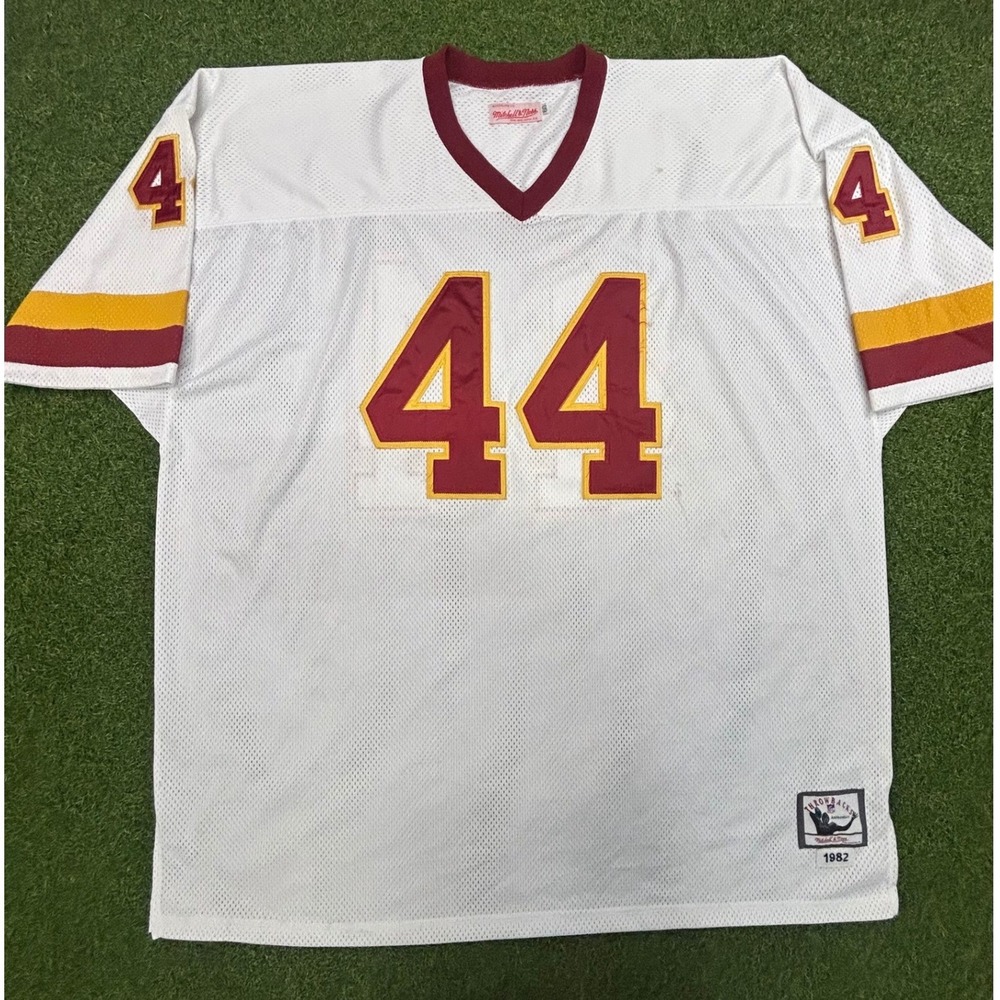 Mitchell & Ness 1982 John Riggins Washington Redskins Jersey 44 White Size 60